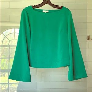 Kelly Green Prologue Bell Sleeve Blouse. Target